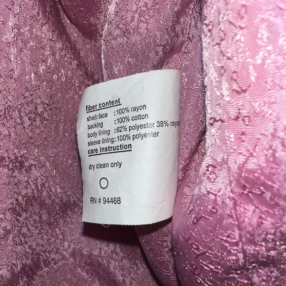 Esprit pink faux fur light weight jacket with collar size Extra large very soft - Picture 5 of 5